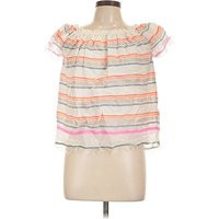 lemlem by liya kebede x h&m Short Sleeve Blouse: Pink Tops - Size Large | ThredUp (US)
