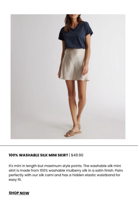 Washable silk mini skirt from Quince



#LTKFindsUnder50 #LTKSeasonal #LTKStyleTip