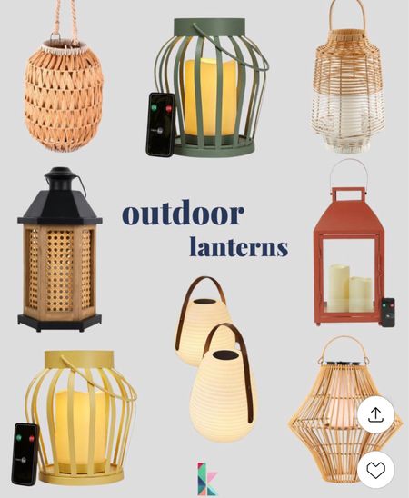 Spring is the perfect time to refresh your outdoor space and lighting can completely change the look and feel of your space. 

Outdoor lighting, patio lighting, outdoor lantern, deck lighting, colorful lantern 

#LTKSeasonal #LTKunder50 #LTKhome