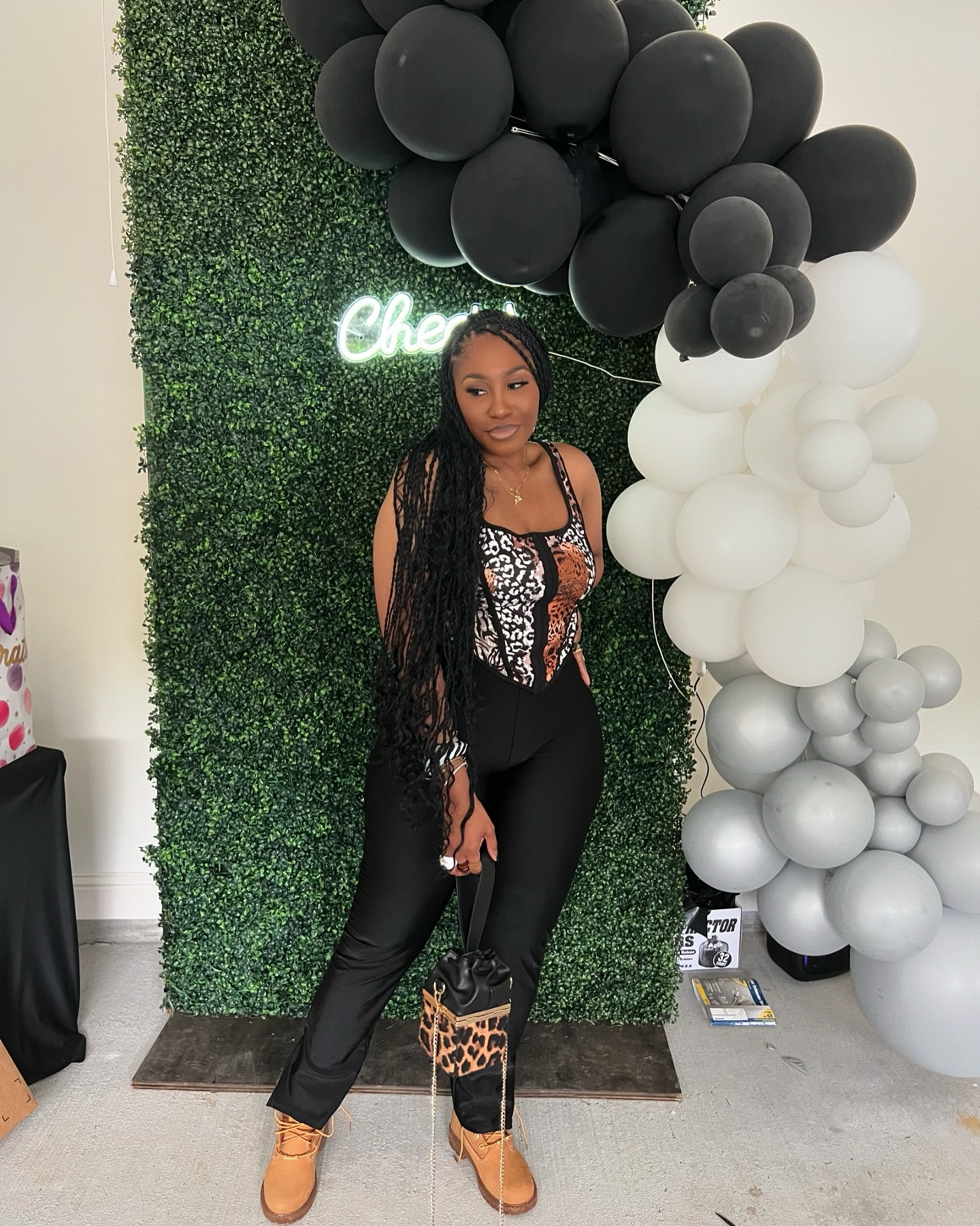 Starting the week in style🦓✨🐆Ready to take on whatever comes my way.✨😎…

✨Top is from @shein_us @sheinofficial : Use my code “4X544” at checkout for a discount 👀 
✨Pants: @amazonfashion @amazoninfluencerprogram 
✨Boots: @timberland 
✨Hair: @shmirrastyles 
✨Mua: @salisesrednasbeauty 

✨More ways to shop: 
1. Download the LTK app & search “Chinnesee” 
2. Through the link in my bio to access my Affordable Style Guide & more 
3. Browse my stories & highlights 

#sheinaffiliate #ltkfashion #ootd #mondayvibes #contentcreator #fashionstyle #blogger #mua #amazonfinds #styleblogger #mixprintsandpatterns

#LTKOver40 #LTKItBag #LTKBeauty