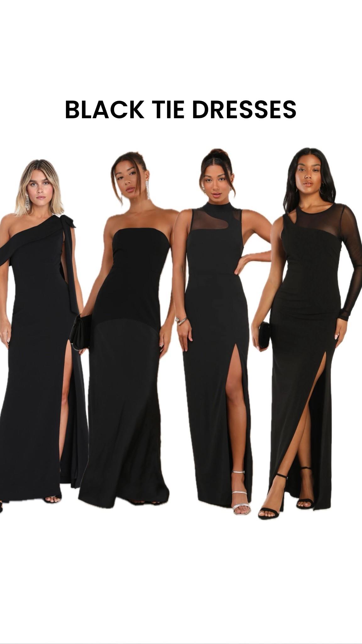 Black Tie - Formal dress options for all your fall events 🖤

#LTKParties