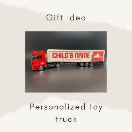 Gift idea: personalized toy truck

#LTKbaby #LTKGiftGuide #LTKkids