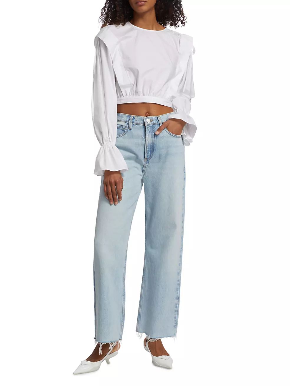 Le High N Tight Wide-Leg Jeans | Saks Fifth Avenue