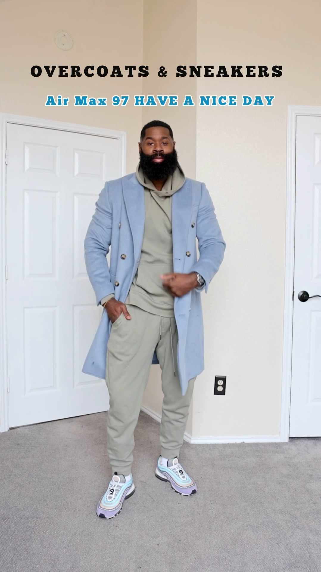 Cozy and stylish with a sweatsuit, overcoat, and a pair of comfortable running or athletic shoes. Still sporting my Cozy Cold Weather Uniform! I usually rock outfits like this when I’m just kickin it with homies or just running errands.  The dope thing about this look is that it’s #Unisex 🧥👟
———————————————————
*Oh and most of these shoes are affordable and literally go with everything 👟
Would you rock any of these fits?
.
.
.
#mensfashion #cozy #cozyweather #Airmax #adidassamba #streetwear #streetstyle #newbalance #overcoat #asics

#LTKmens #LTKVideo #LTKstyletip