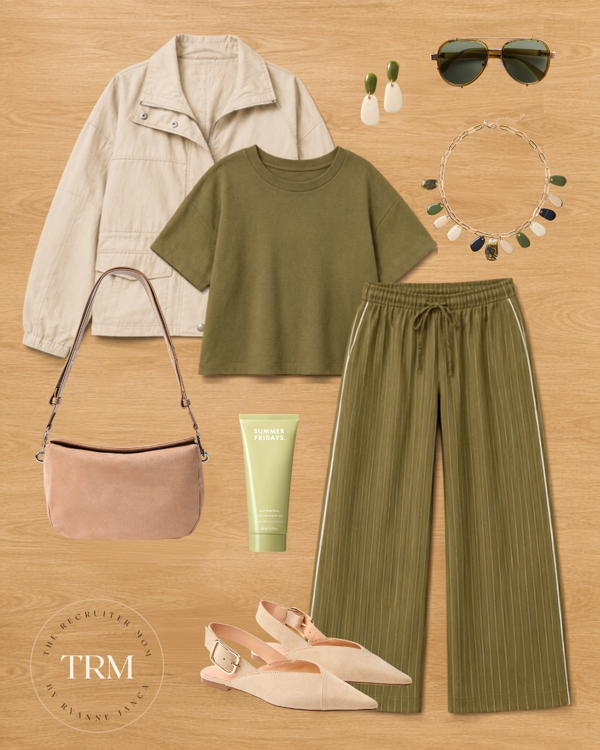 Give me ALL the olive for fall! 💚 These pleated pants look so cute with a simple tee, and I love the cream jacket for an easy extra layer.

#LTKSeasonal #LTKOver40 #LTKMidsize