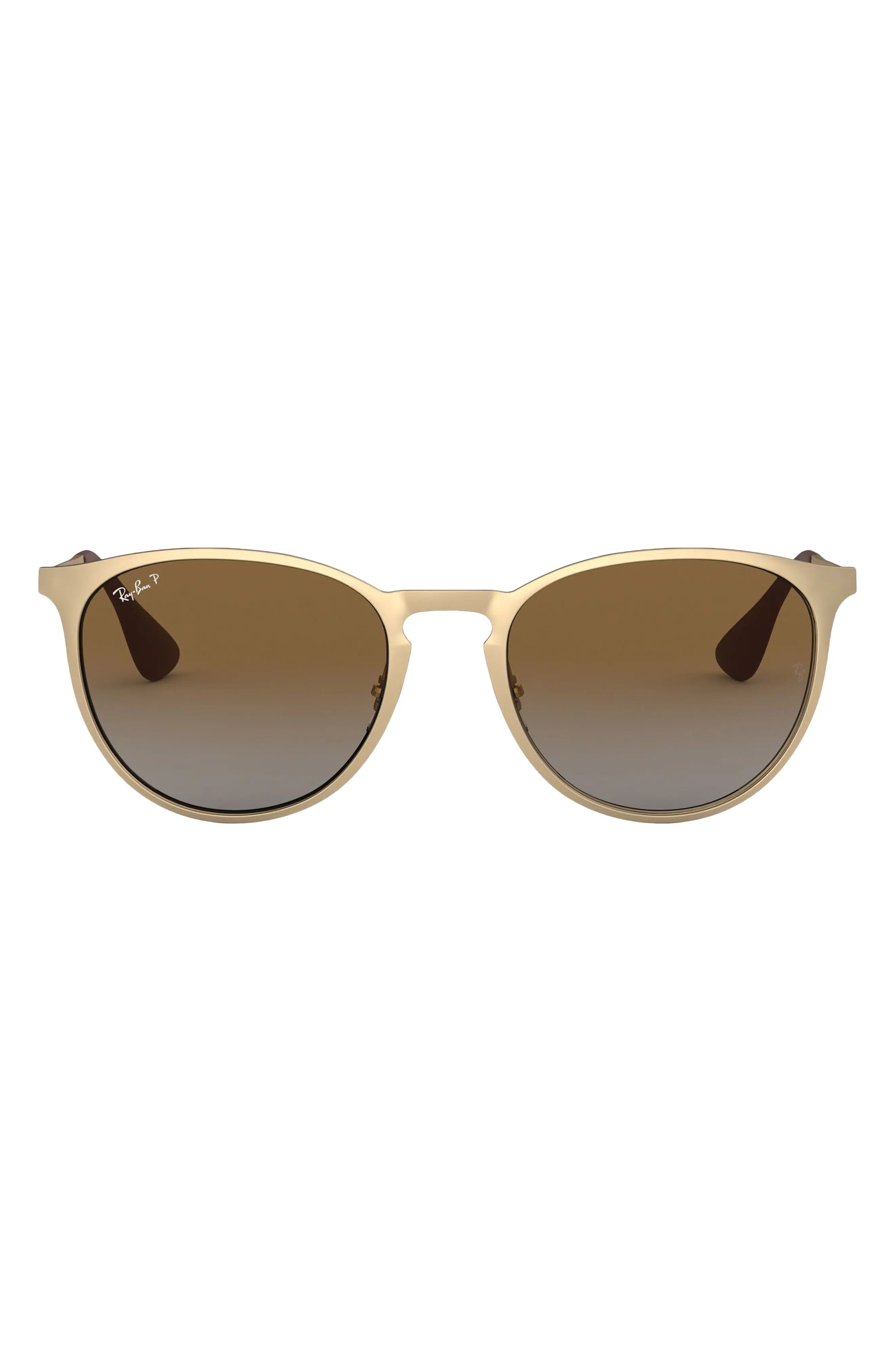 Ray-Ban Erika 54mm Sunglasses in Matte Gold at Nordstrom | Nordstrom