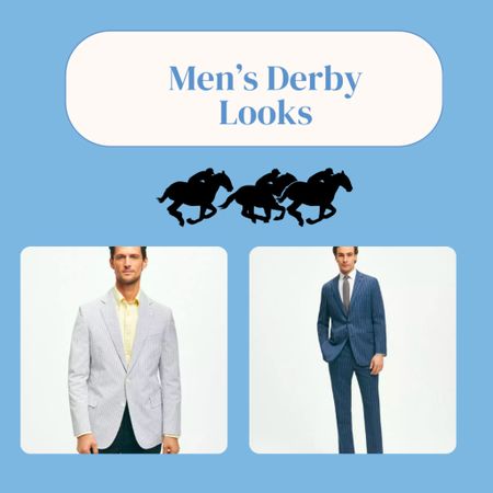 Men need to shine too on Derby Day!
A classic seersucker jacket is always in style, but you better get it now or they will sell out before the big day arrives!
A classic suit is also a great choice!
If your seats are on the 4th, 5th or 5th Floors, no denim allowed, so get your wardrobe in order!


#LTKSeasonal #LTKstyletip #LTKparties