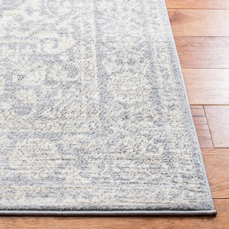 Amyrose Oriental Area Rug in Light Gray/Ivory | Wayfair North America