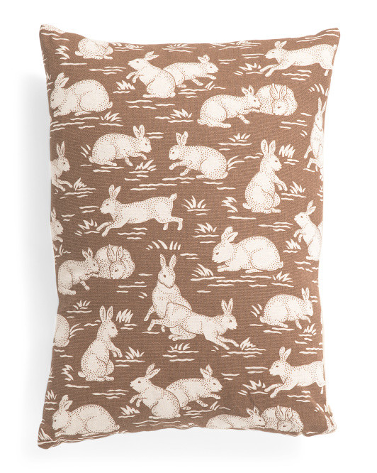 3x18 Made In Usa Cottontails Feather Filled Luxury Pillow | TJ Maxx