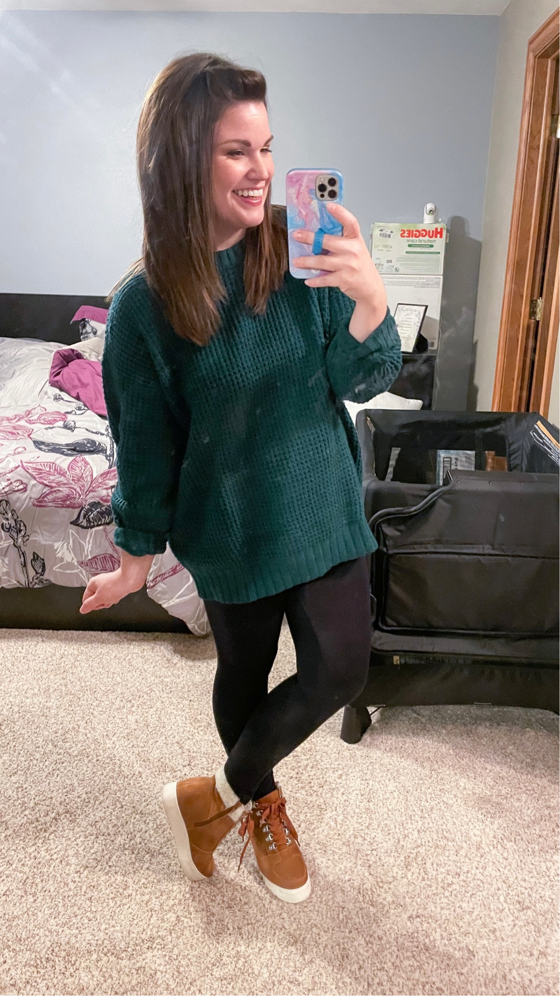 In love with this Aerie sweater! 

Sweater: size small
Leggings: medium short
Sneakers: size 6

#LTKstyletip #LTKunder50 #LTKSeasonal
