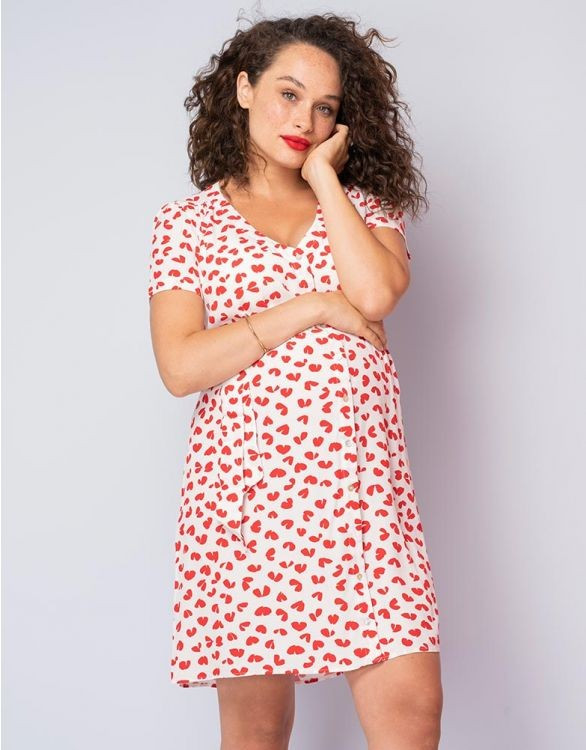 Flutter Heart Maternity Dress | Seraphine 