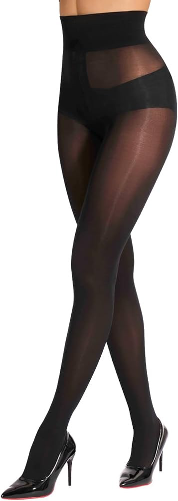 Ultimate Rip Resistant Tights for Women, 40D Semi Sheer High Waist Control Top Indestructible T-C... | Amazon (US)
