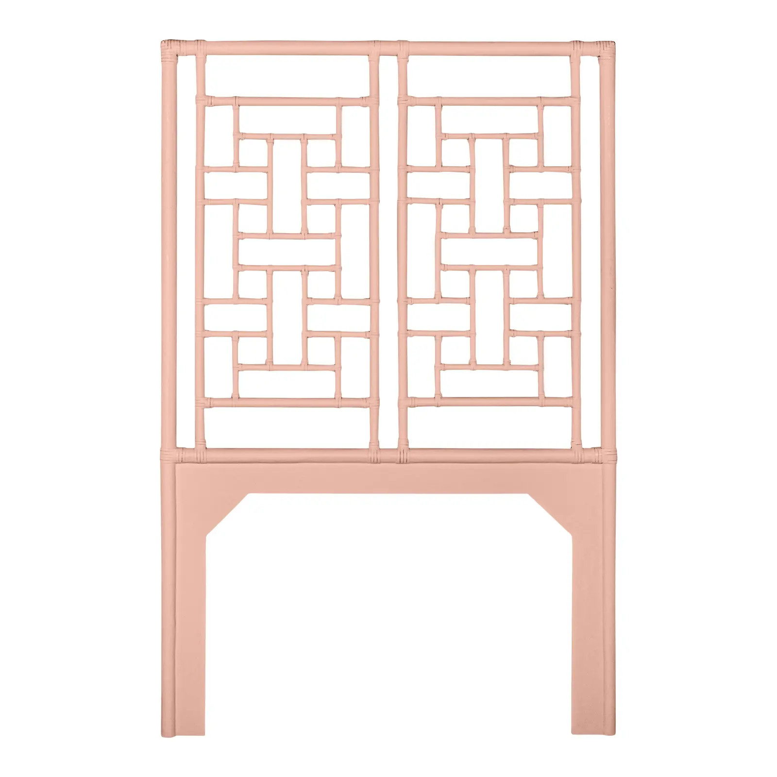 David Francis Furniture for Chairish Ohana Headboard Twin, Chippendale Rosetone | Chairish