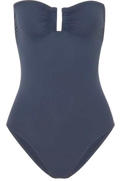 Eres - Les Essentiels Cassiopée Bandeau Swimsuit - Storm blue | NET-A-PORTER (UK & EU)