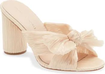 Loeffler Randall Penny Knotted Lamé Sandal | Nordstrom | Nordstrom