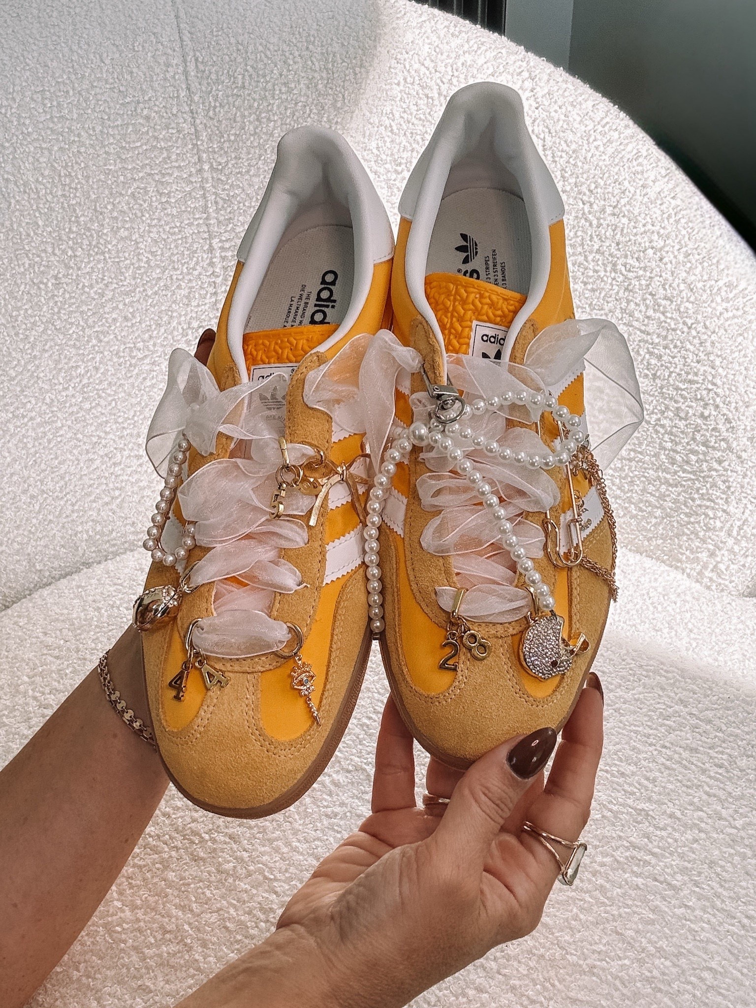 Created my game day sneakers for football season!!  Love how they turned out. Everything was purchased from Amazon. Size down in adidas gazelle 


#LTKSeasonal #LTKStyleTip #LTKFamily