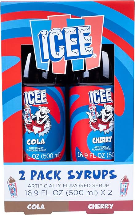 ICEE 2 Pack Syrups - 2x16.9 fl.oz. Includes Cola & Cherry Flavors. | Amazon (US)