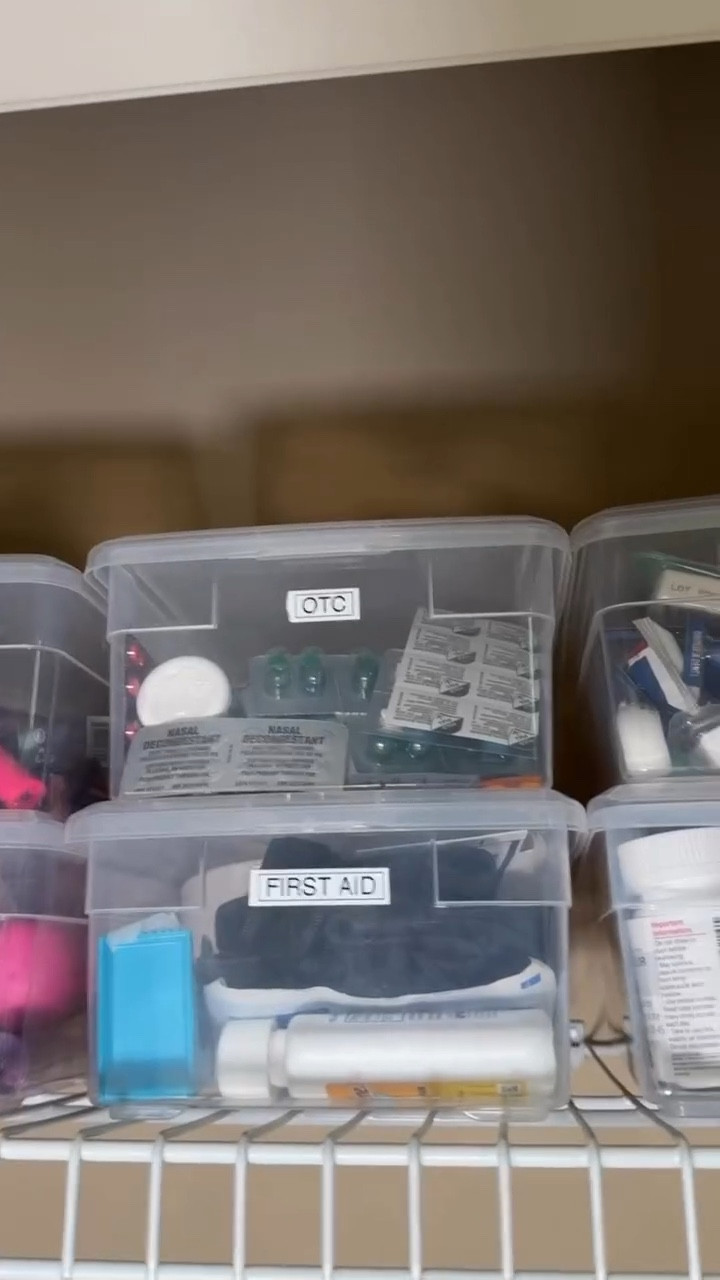 Part 3️⃣ of our mini series — MEDICATIONS. We all have some level of medicines we use, whether used daily or when needed.  Let’s set a system for your medicine cabinet 💊 #medicineorganization #professionalorganizer #reels #midweekcheckin #protips

#LTKKids #LTKHome #LTKselfcare