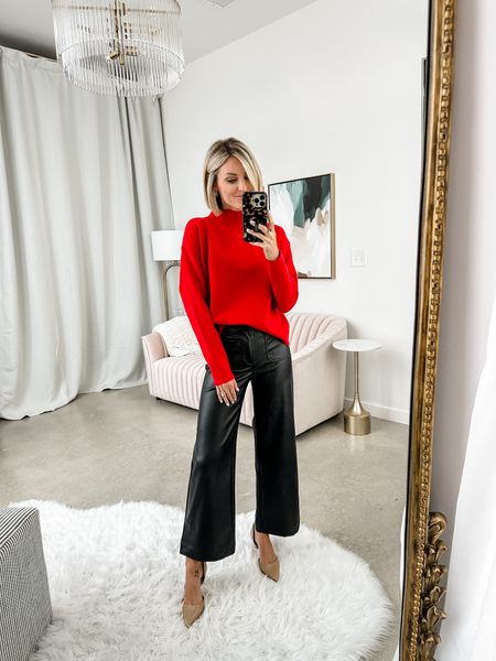 This red sweater is perfect for UGA but also the holidays! I am wearing an XS in the sweater 25 in the leather pants! 

Loverly Grey, fall outfit 

#LTKstyletip #LTKHoliday #LTKSeasonal