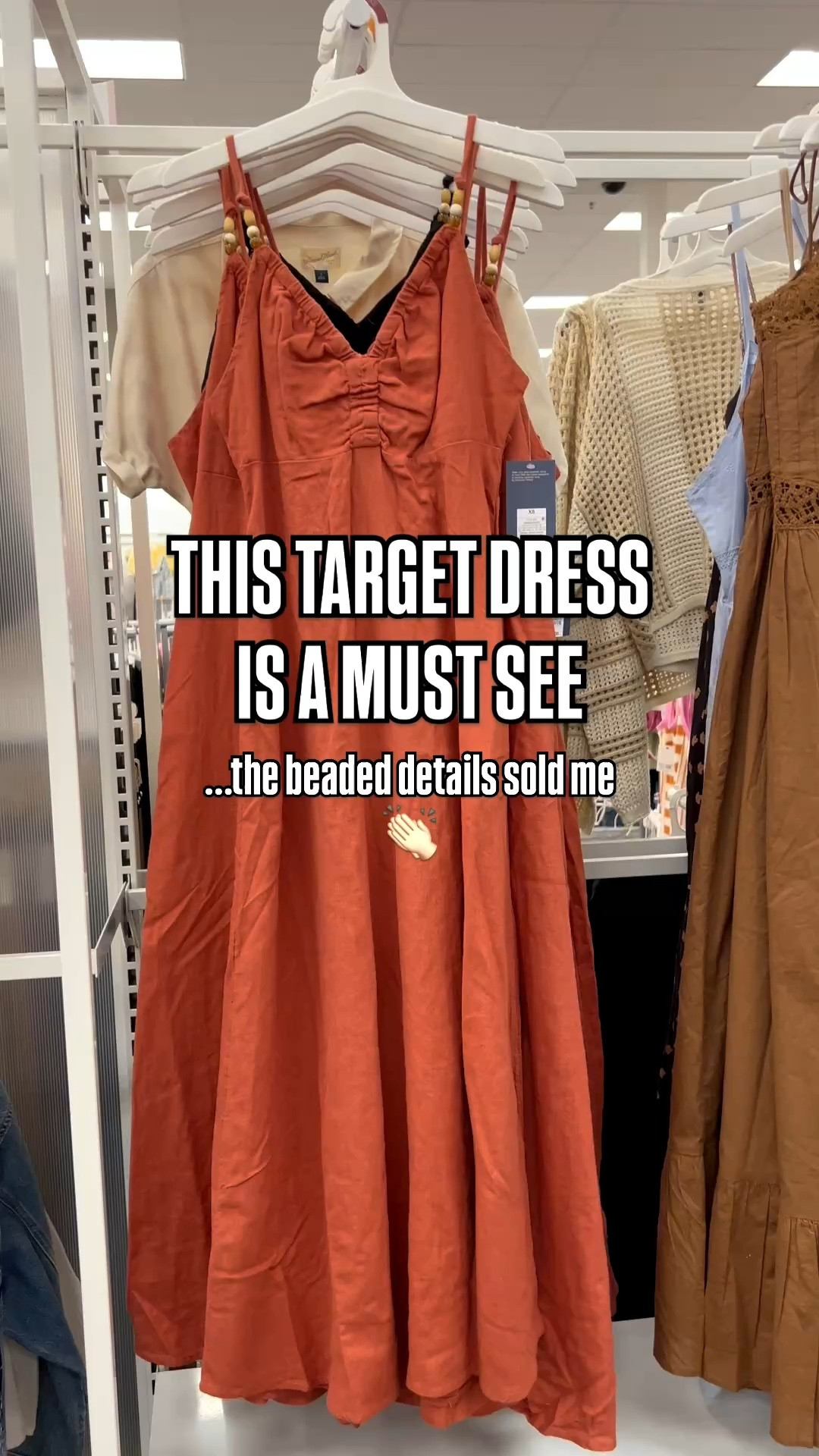 Beaded dress @Target 🤎