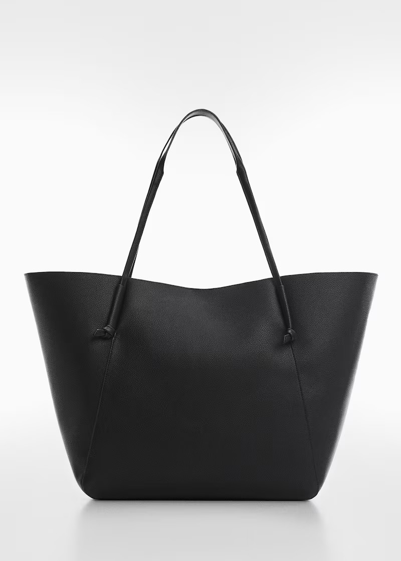 Knot handle shopper bag | MANGO (UK)