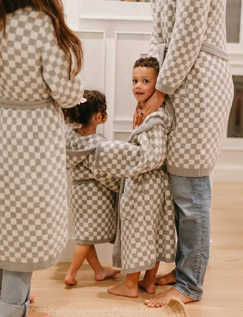 TSC x Madi Nelson: Family Checkered Robes | The Styled Collection
