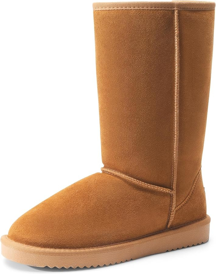 DREAM PAIRS Women's High-top Winter Snow Boots Faux Fur Lining Pull on Warm Comfortable Outdoor B... | Amazon (US)