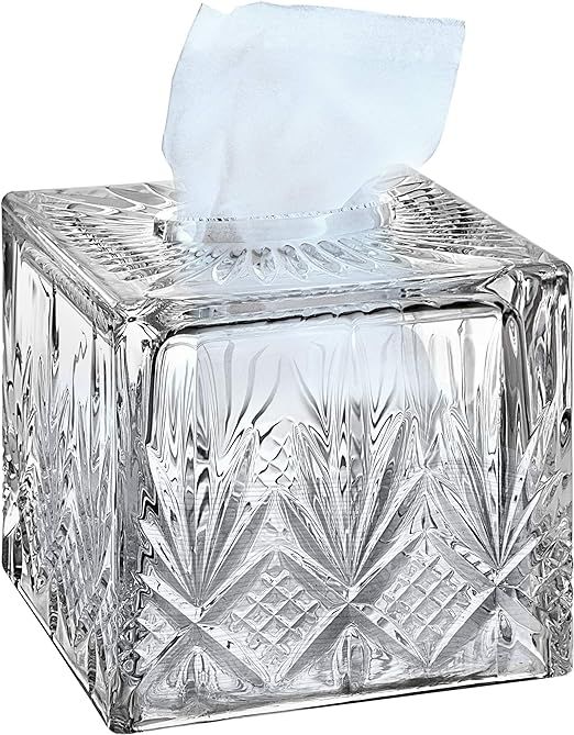 Godinger Dublin Crystal Tissue Box | Amazon (US)