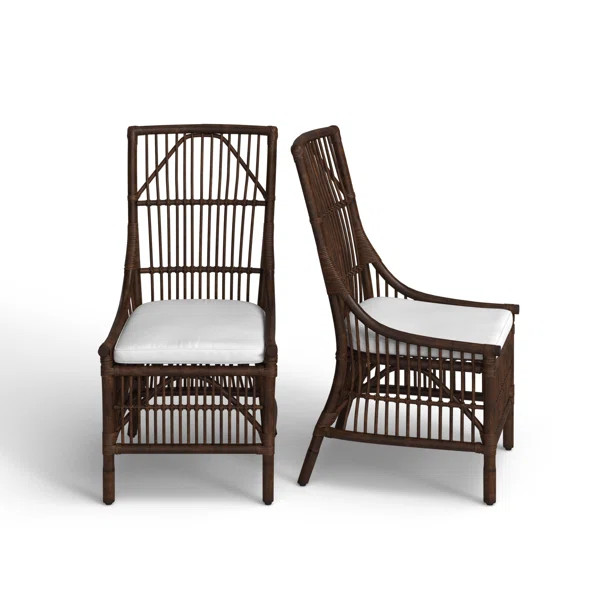 Barkley Wicker/Rattan Slat Back Side Chair | Wayfair North America