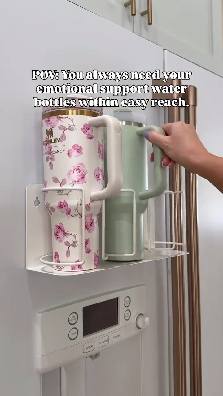 Magnetic tumbler storage for your refrigerator! This is great for kids cups too to help keep them with in reach! 

#stanleytumbler #kitchenorganizer #kitchenstorage #kitchengadgets #amazonfinds

#LTKHome #LTKmomlife #LTKselfcare