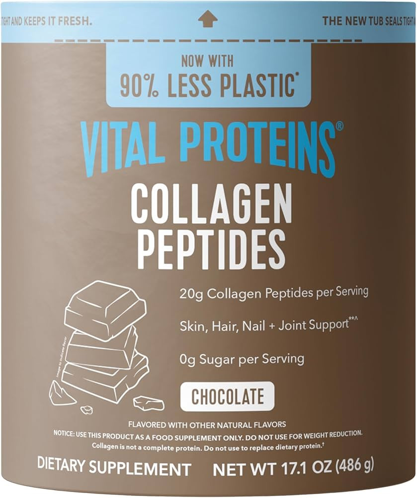 Vital Proteins Grass Fed Collagen Powder Supplement (Type I, III) for Skin Hair Nail Joint - Hydr... | Amazon (US)