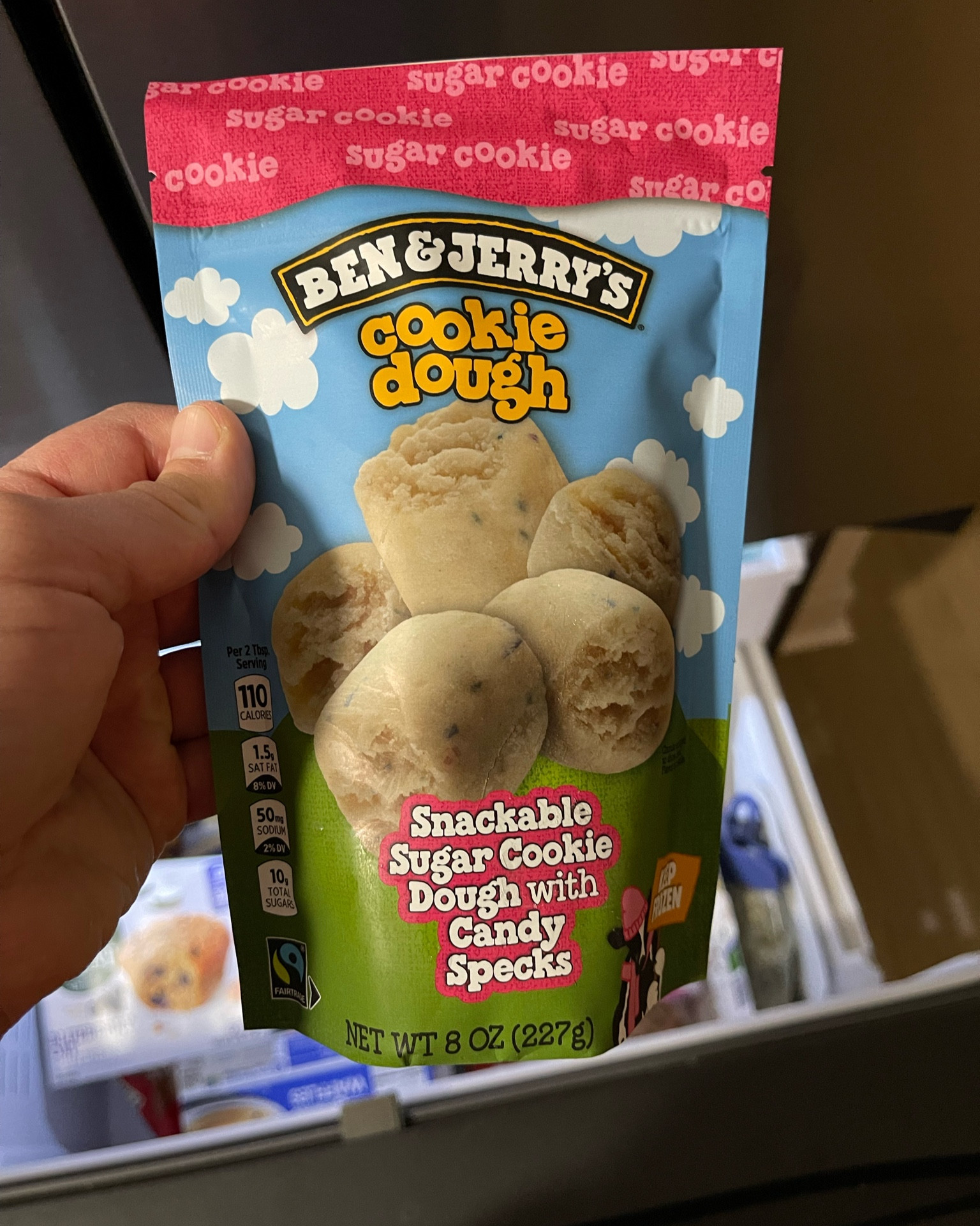 Ben & Jerry's Frozen Sugar Cookie Dough Chunks - 8oz : Target