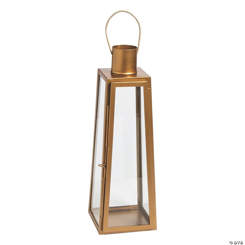 Large Metallic Gold Lantern | Oriental Trading Company