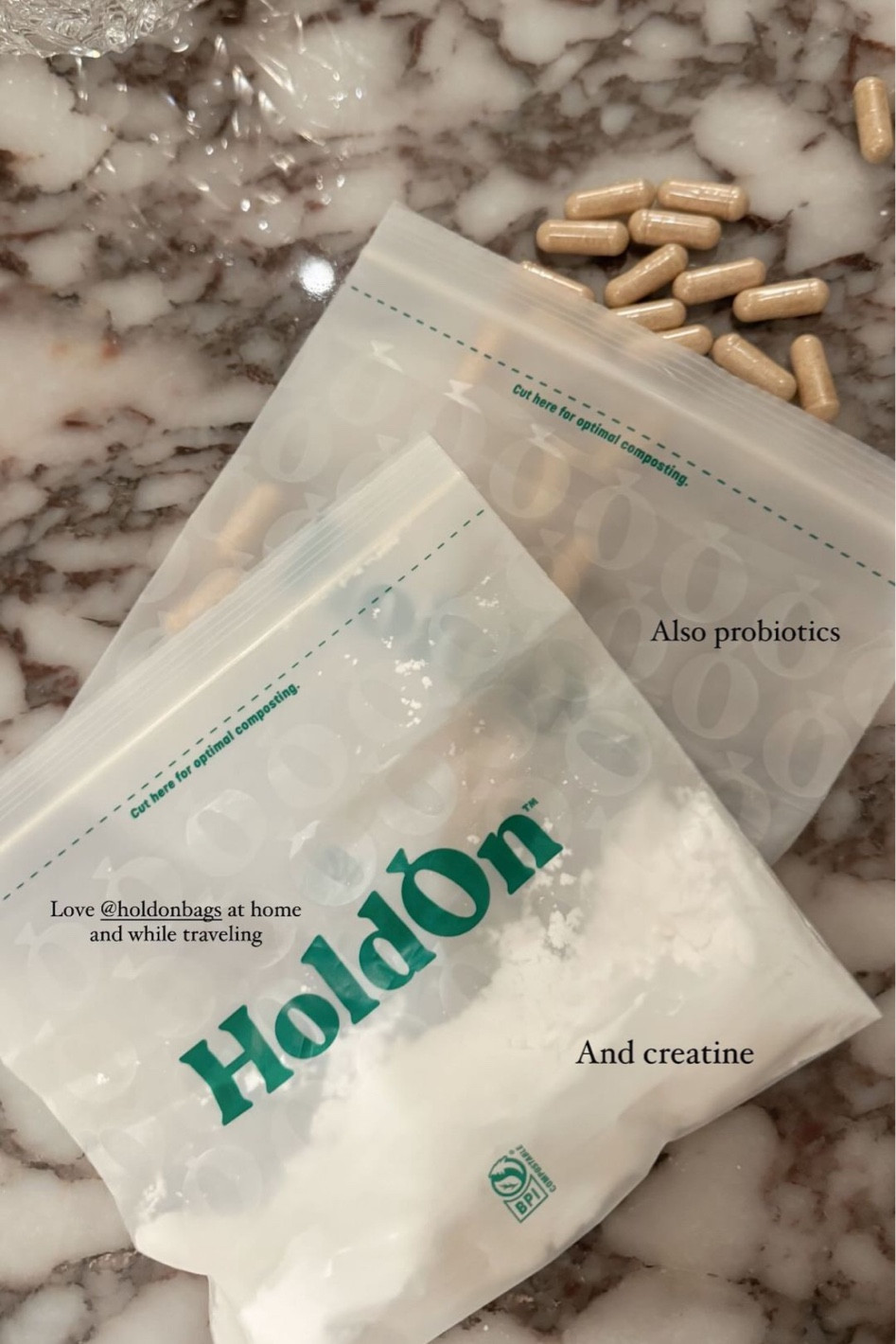 I love these HoldOn bags at home and while traveling 