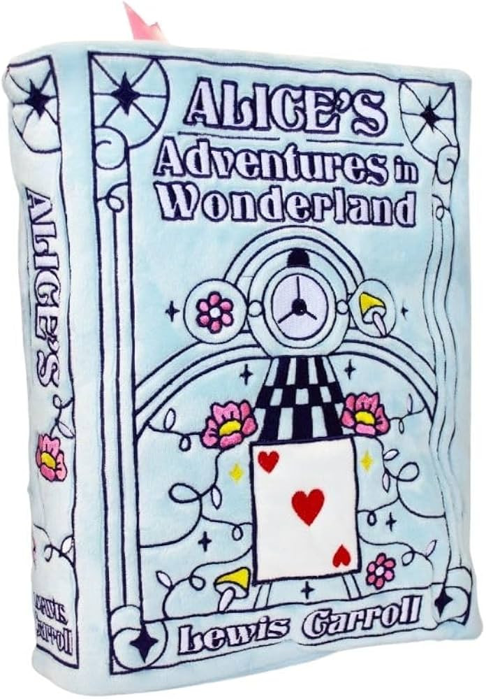 Punchkins Alice in Wonderland Book Plush, Soft Collectible Gift for Book Lovers, Readers, Teacher... | Amazon (US)