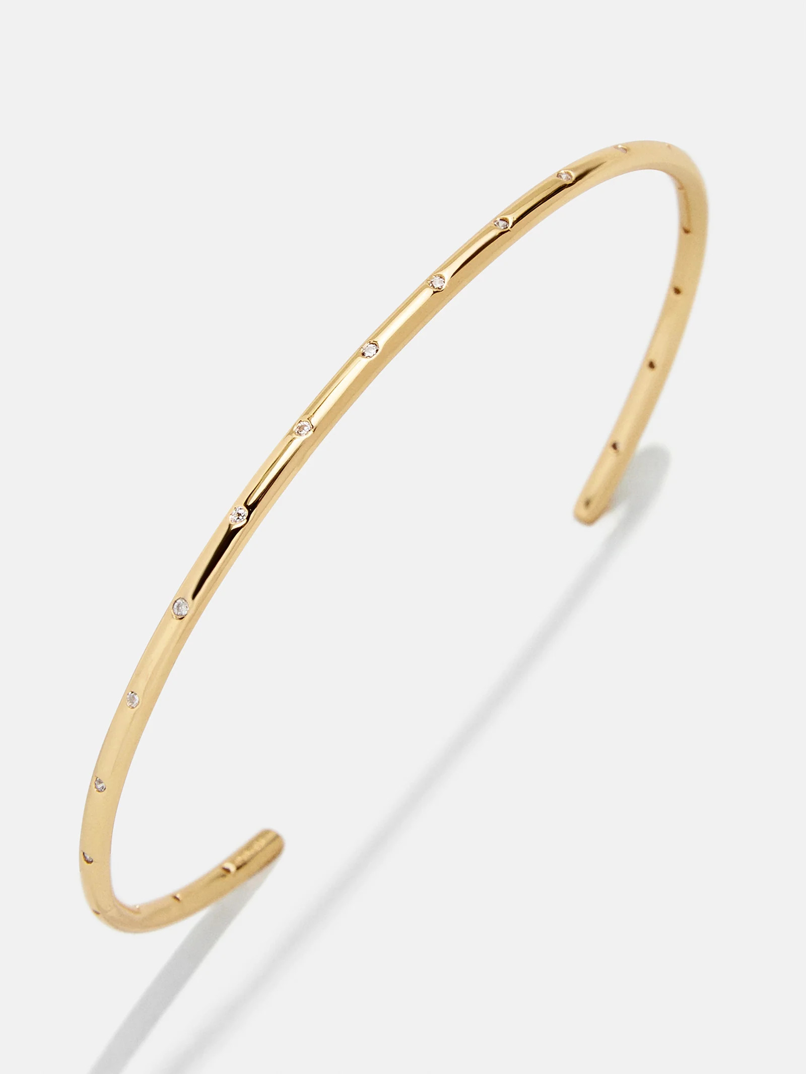 Rima 18K Gold Cuff Bracelet - Gold Dot | BaubleBar (US)