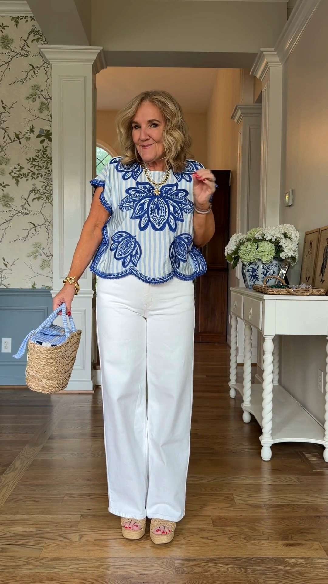 Tap the bell 🔔, heart ❤️ this post, and save for later!

Looking for white pants that feel polished without feeling stiff?

✔️ Wide-leg silhouette creates a longer, leaner look
✔️ Bright white pairs easily with colorful tops and neutrals
✔️ Comfortable fit that looks put together all day

I'm wearing a size 2. These run true to size with a flattering mid-rise fit. If you carry more weight through the waist, consider sizing up for extra comfort.

Perfect for brunch, vacation outfits, lunch dates, and summer events when you want to look polished without overthinking it.

If you've been searching for a versatile white pant, this is one worth trying. 

 #LTKootd #LTKSeasonal #LTKTravel