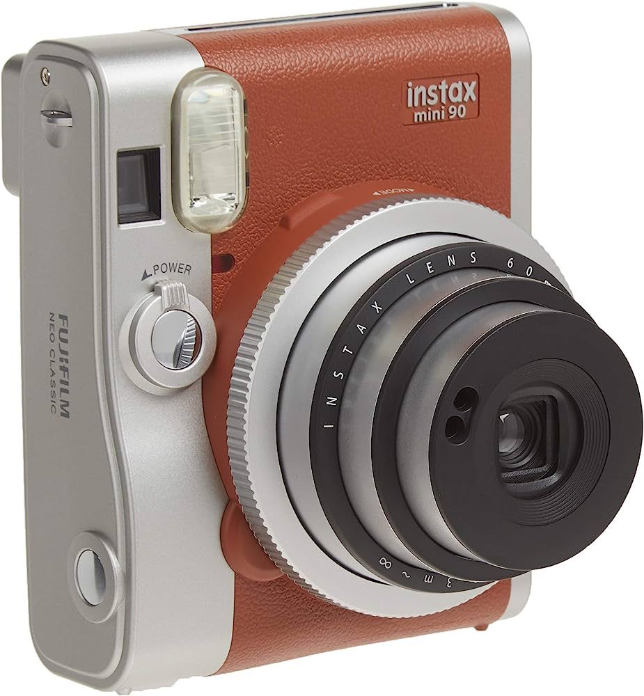 Fujifilm Instax Mini 90 Instant Film Camera (Brown) | Amazon (US)