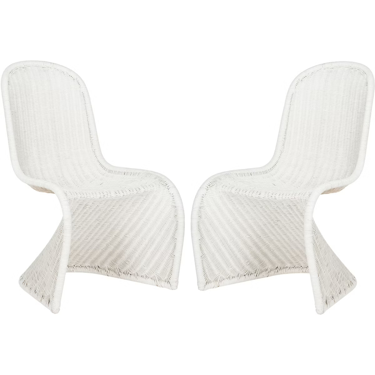 Tana Wicker Side Chair (Set of 2)  - Safavieh | Target