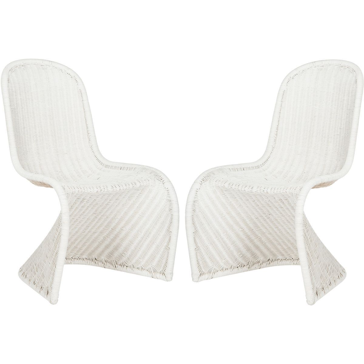 Tana Wicker Side Chair (Set of 2)  - Safavieh | Target