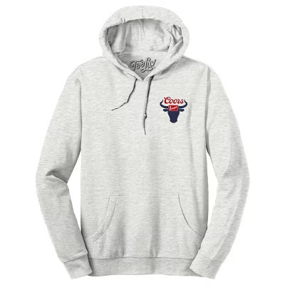 Tee Luv Coors Banquet Rodeo Hooded Sweatshirt - Gray XXX-Large | Target