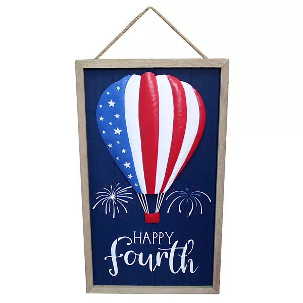 Celebrate Together™ Americana Hot Air Balloon Wall Decor | Kohl's