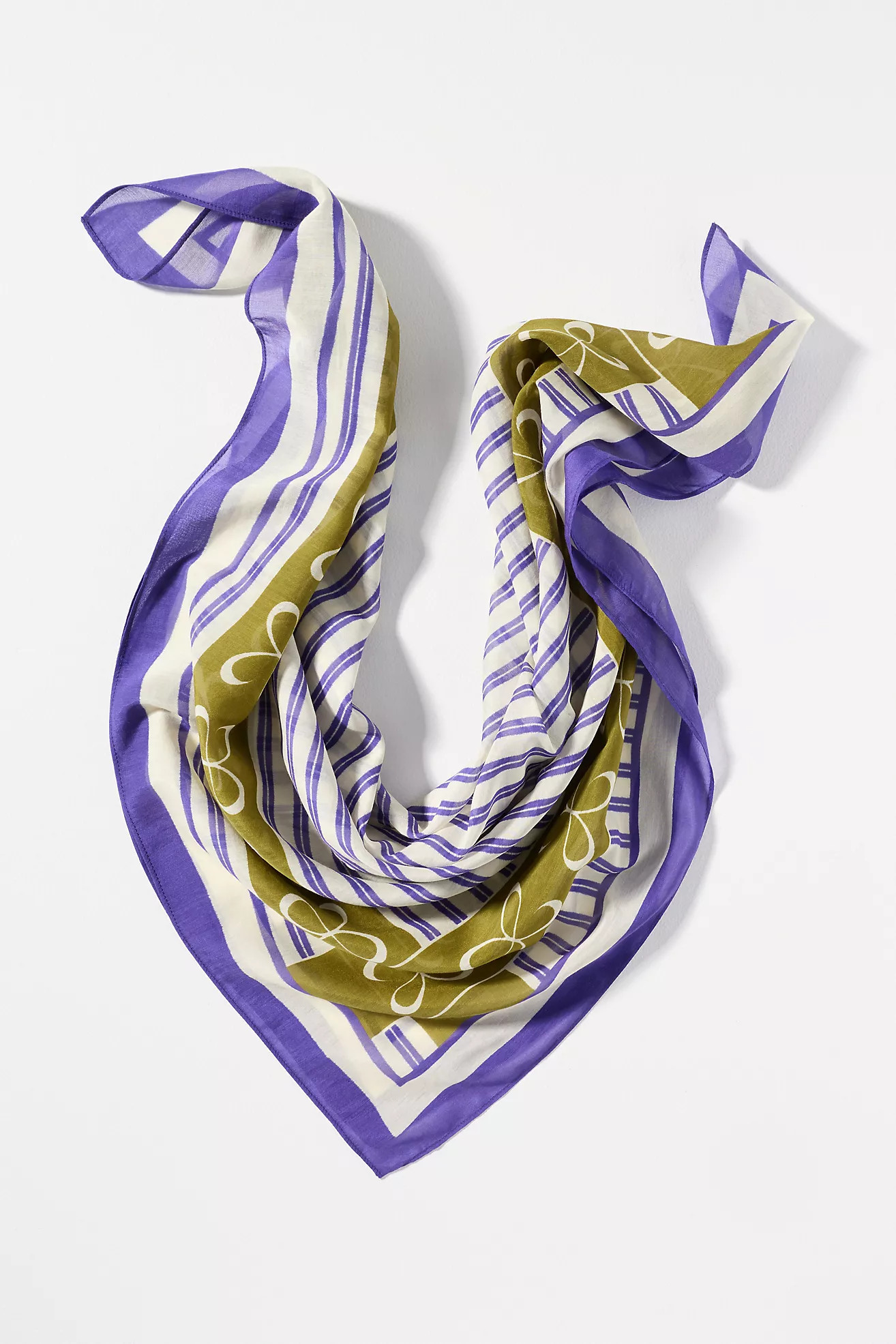 Maeve Large Silk Blend Scarf | Anthropologie (US)