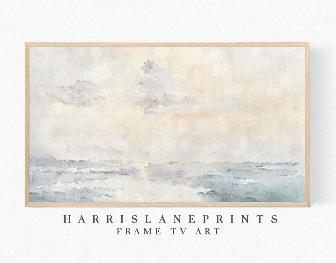 Samsung Frame TV art file, "Ethereal Landscape Abstract", Modern, Texture, Neutral, Canvas, Studi... | Etsy (US)