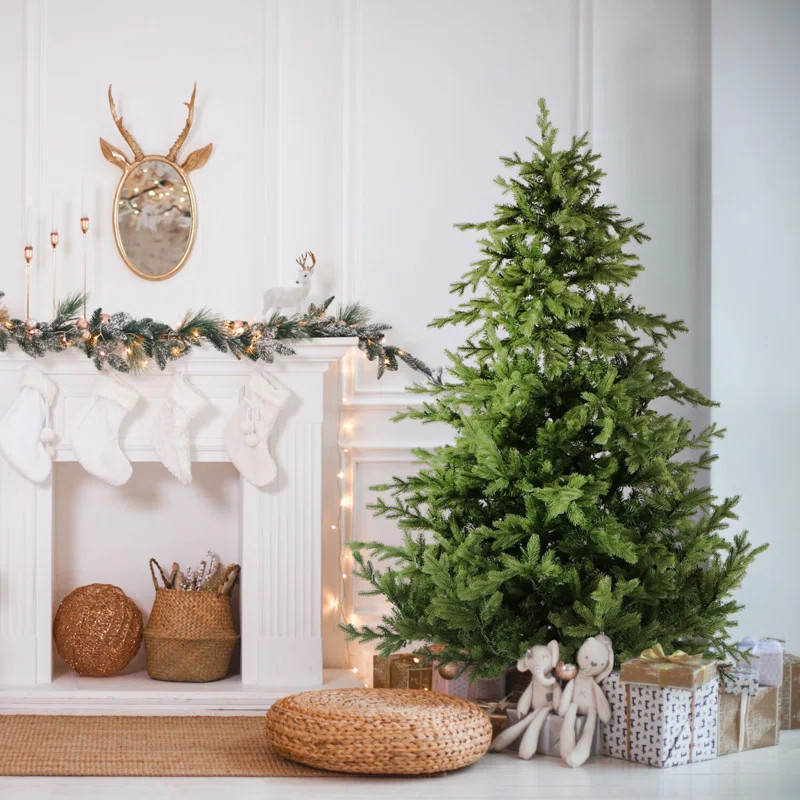 Fraser Hill Farm 7.5-Ft. Foxtail Pine Christmas Tree & Reviews | Wayfair | Wayfair North America