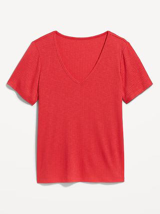 Luxe Slub-Knit T-Shirt | Old Navy (US)