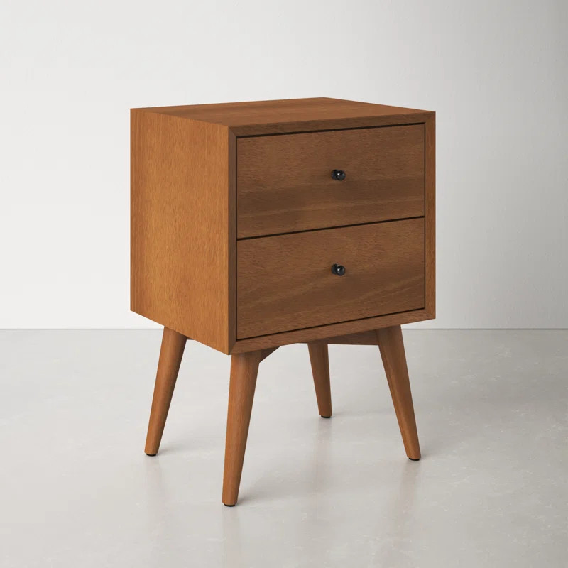 Williams 26'' Tall 2 - Drawer Nightstand | Wayfair North America