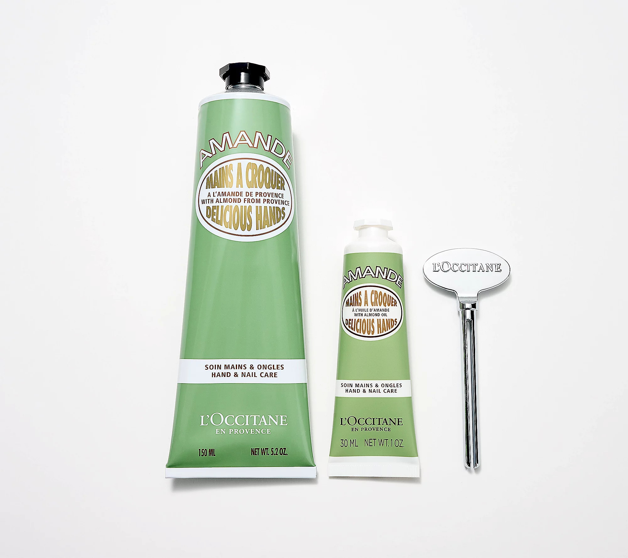 L'Occitane Hand Cream Home & Away Set w/ Squeeze Key | QVC
