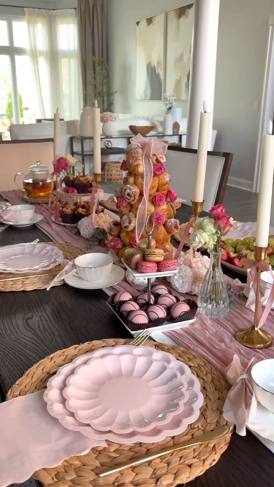 Mothe’s Day Tea Time Brunch table set up 🫖🌸☕️💕

#LTKMothersDay #LTKHome #LTKSeasonal