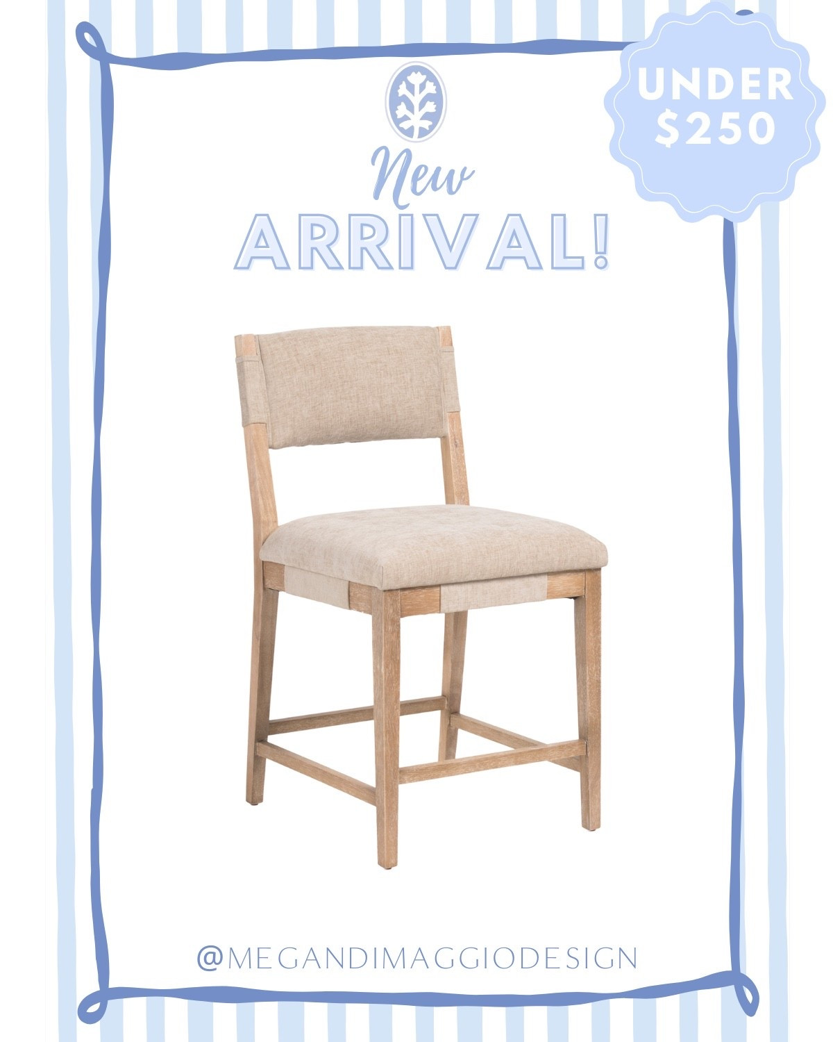 Looove this new beachy kitchen counter stool that was just added!! Can’t believe it’s under $250?! Looks like Pottery Barn!! 

#LTKHome #LTKSaleAlert
